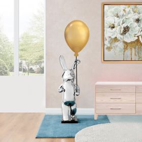 Bunny with Balloon Sculpture