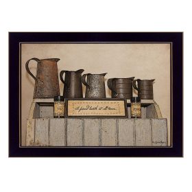 "A Friend Loveth at All Time" By Susie Boyer, Ready to Hang Framed Print, Black Frame