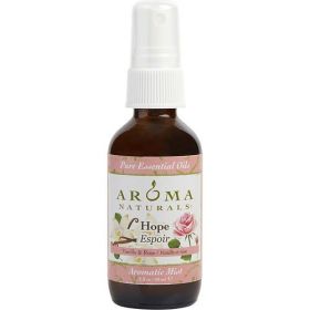 HOPE AROMATHERAPY by Hope Aromatherapy AROMATIC MIST SPRAY 2 OZ. COMBINES THE ESSENTIAL OILS OF VANILLA & ROSE.