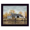 "A Casual Conversation" by Billy Jacobs, Ready to Hang Framed Print, Black Frame