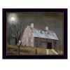 "Midnight Moon" by Billy Jacobs, Ready to Hang Framed Print, Black Frame