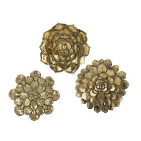 3 Piece Succulent Wall Plaque