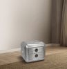 Aluminum 2-Drawer End Table