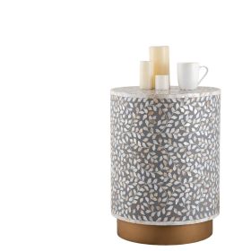 Luxe End Table Gray