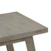 Sawhorse - End Table - Distressed Grey