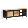 TV Stand 47.2"x11.8"x15.7" Solid Wood Mango