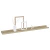 Wall Shelves 4 pcs Sonoma Oak 31.5"x3.5"x1.2"
