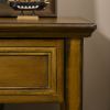 Side Table with Storage, Vintage End Table with Drawer and Open Shelf, Beside Table for Bedroom, Living Room, Dark Coffee
