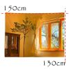 Warm Autumn Sunshine Wall Art Backdrop Tapestry Bedroom Dorm Bedside Wall Fake Window Tapestry Decor,59x51 inch
