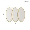 Gold Trio Wall Mirror