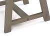 Sawhorse - End Table - Distressed Grey