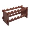 2-Tier Stackable Wine Rack, Holds 12 Bottles, Classic Style Wine Racks for Bottles, Perfect for Bar, Wine Cellar, Basement, Cabinet