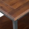 Skyler - End Table - Dark Cognac Brown