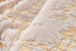 Luxury Chinchilla Faux Fur Gilded Beige Throw Blanket (60" x 80")
