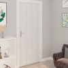 Self-adhesive Furniture Films 2 pcs White Wood 196.9"x35.4" PVC