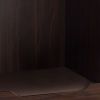 Modern Pet End Table with Removable Mat in Dark Walnut