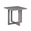 Moseberg 24" Distressed Gray End Table