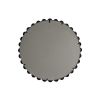 Beaded Round Wall Mirror 27"D