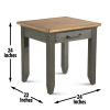 Bear - Creek End Table - Brown