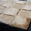 Onitiva - [Light Brown Grid] Handwoven Home Rugs (19.7 by 31.5 inches)