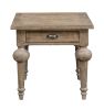 Wallace & Bay Ludin Taupe Square End Table