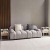 Set of 2, 15.75" Rattan End table with Power Outlet & USB Ports , Modern nightstand with drawer and metal legs, side table for living room, bedroom