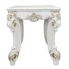 Antique Pearl Square End Table