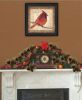 "Male Cardinal" by Artisan John Jones, Ready to Hang Framed Print, Black Frame