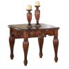 Cherry End Table with Turned Fluted Leg
