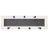 Mug Rack By Trendy Decor 4U, Ready to Hang Framed Print, White Frame