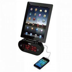 Easy Dok Alarm Clock With Dual Charging Ports And Cradle (pack of 2)