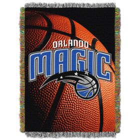 Magic OFFICIAL National Basketball Association; "Photo Real" 48"x 60" Woven Tapestry Throw by The Northwest Company