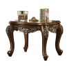 Antique Oak End Table with Queen Anne Legs