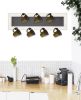 Mug Rack By Trendy Decor 4U, Ready to Hang Framed Print, White Frame