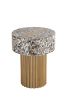 ET 1207-16 End Table Finished With Mother Of Pearl Top