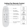 Amici 48 in. Indoor White Low Profile Standard Ceiling Fan with Bright White Integrated LED Light Kit, Remote Included