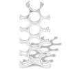 Wine Stand for 15 Bottles Silver Aluminum