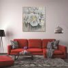 Home Hand Painted "Golden Anther Blossoms" Oil Painting (48"H x 48" W)