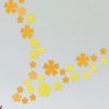 Yellow Floral Heart - Large Wall Decals Stickers Appliques Home Decor