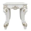 Antique Pearl Square End Table