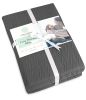 Queen Size Blanket for Bed 100% Cotton Blankets Soft and Breathable 410Gsm Waffle Lightweight Summer Blanket 90x90 Inches Dark Grey