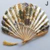 1pc Folding Fan Handheld Fans Chinese Imitation Silk Classical Hanfu Fan Tassel Elegent Female Fan Home Decoration Fan Chinese Fan Hand Folding Fans V