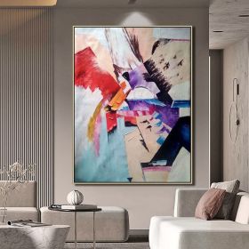 Hand Oil Pianting Abstract painting Original painting Hand painted canvas art Wall Art painting Custom oil painting Abstract art Home Hallway Hall Dec (Style: 2, size: 50X70cm)