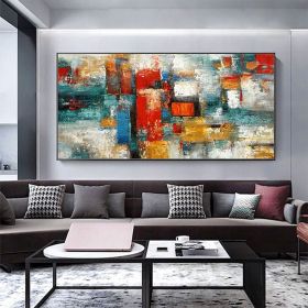 Hand Oil Paintings Wall Art On Canvas Wall Art Decoration Modern Abstract Picture For Home Living Room hallway bedroom luxurious decorative painting (size: 90X120cm)