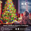 Christmas String Lights for Tree, 6.6FT x 16 Lines Fairy 400 LEDs with Remote Control