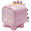 Kids Alarm Clock with Dinosaur, Digital Alarm Clock for Kids Bedroom