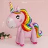 60cm 3D Unicorn Balloon Foil Inflatable Rainbow Birthday Balloons Wedding Baby Shower Kid Birthday Party Decorations Globos Gift