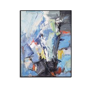 Colorful Abstract Painting Modern Canvas Poster Minimalist Wall Art Pictures For Living Room Aisle Studio Decor No Frame (size: 50X70cm)