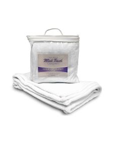 Alpine Fleece 8722 Mink Touch Luxury Baby Blanket (Color: White, size: OS)