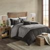7 Piece Faux Suede Comforter Set